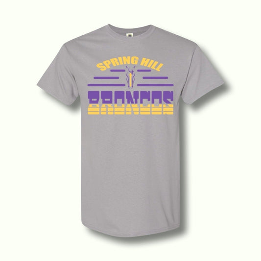 Spring Hill Broncos cut through shirt - Clark Kustoms