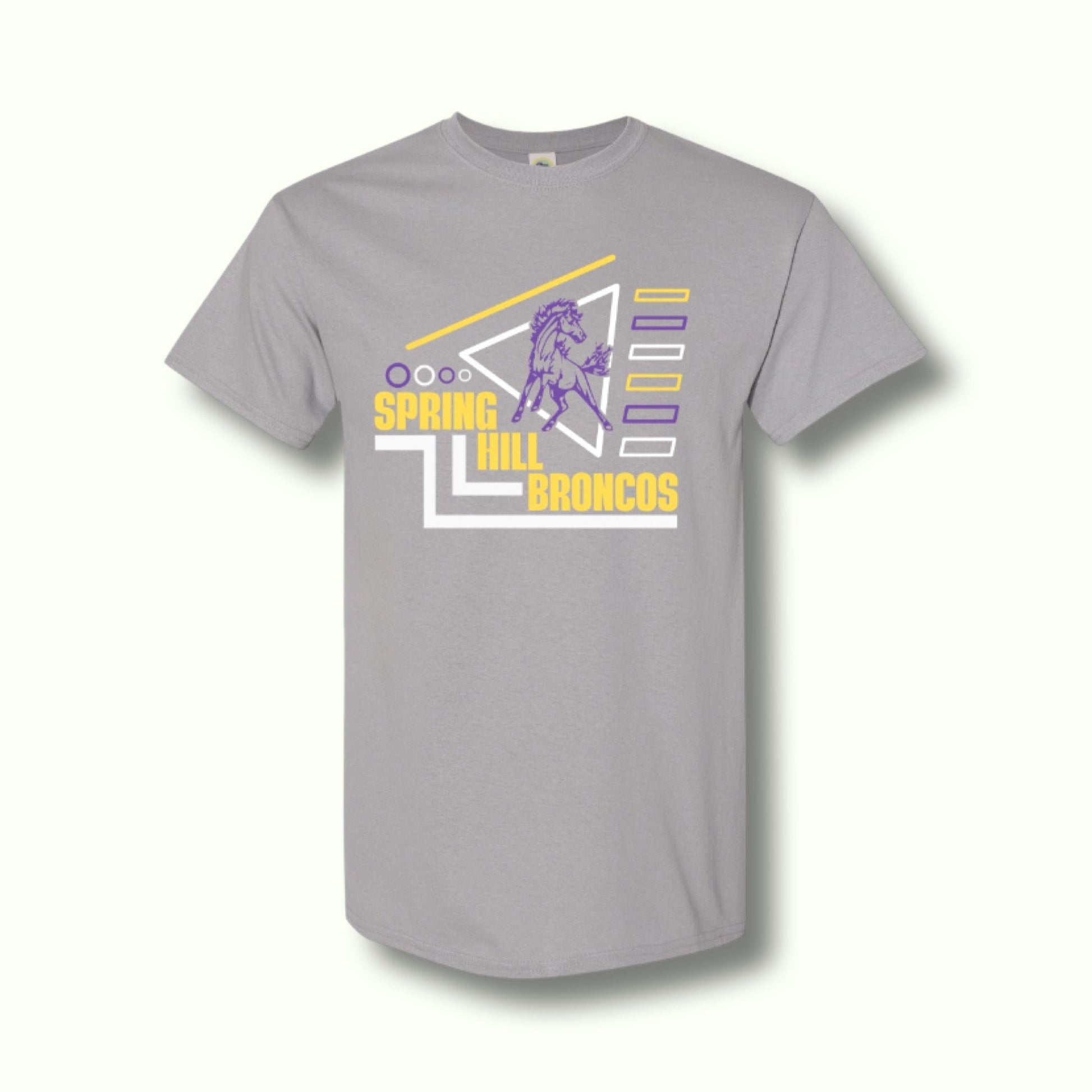 Spring Hill Broncos Geometric Shirt - Clark Kustoms