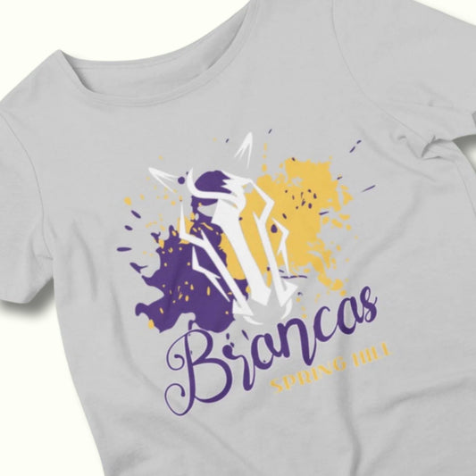 Spring Hill Broncos Women Splash Shirt - Clark Kustoms