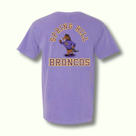 Spring Hill Broncos vintage charactor shirt - Clark Kustoms