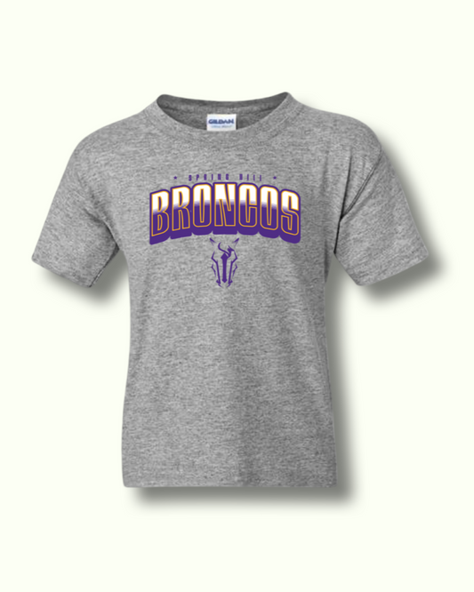 Timber Sage Spirit Wear Shirt - Grey Broncos