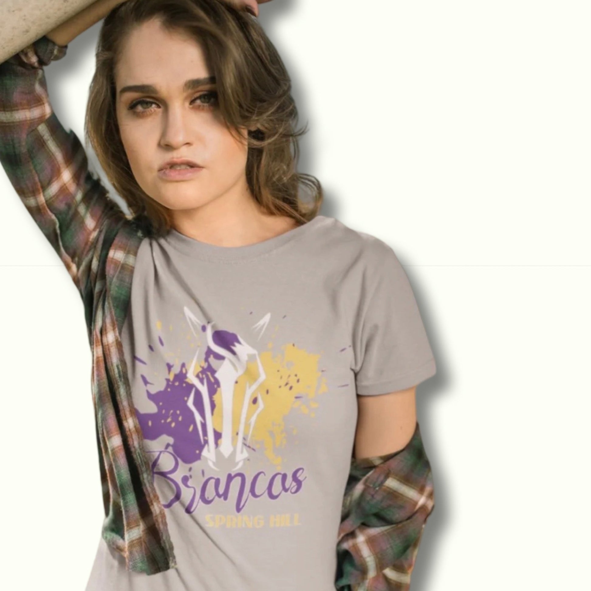 Spring Hill Broncos Women Splash Shirt - Clark Kustoms