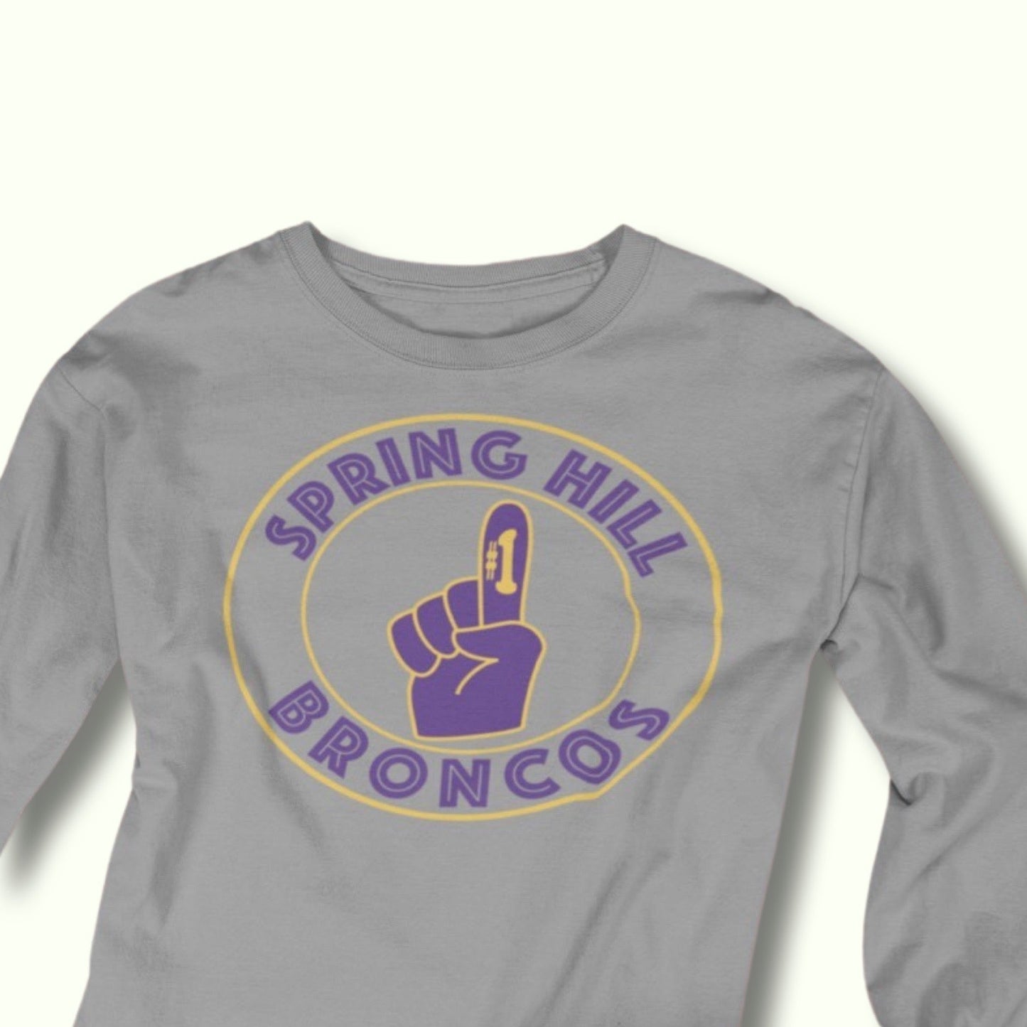 Clark Kustom’s Spring Hill Bronco’s number 1 shirts.